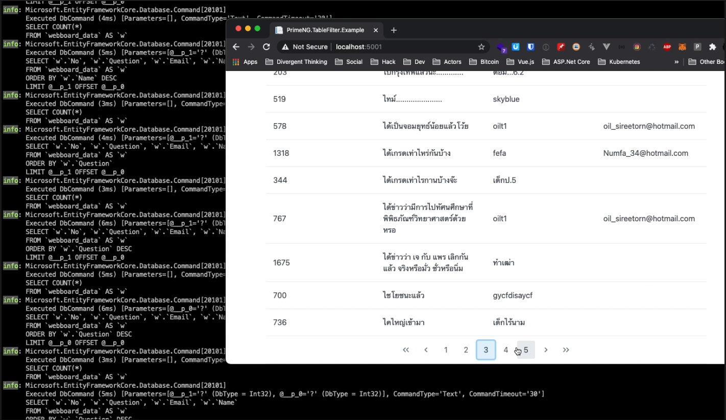 Completely handle PrimeNG table load lazy in ASP.NET use PrimeNG.TableFilter